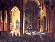 Interior of a Gothic Church, Neeffs, Peter the Elder